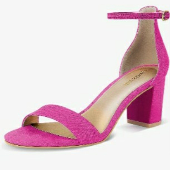 NWT PIZZ ANNU Block Heel Sandals - Picture 2 of 10